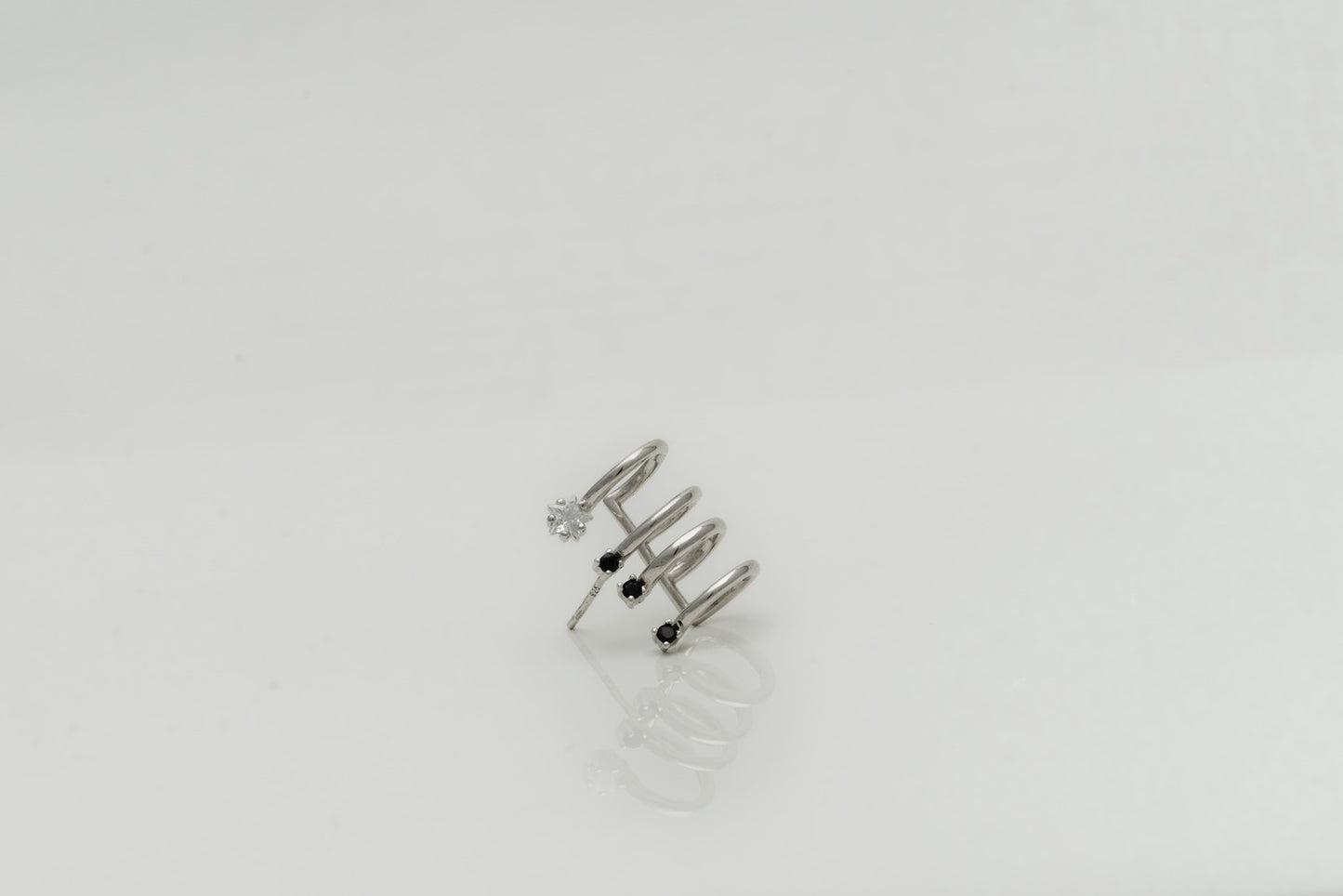 Pendiente de Piedras en Plata